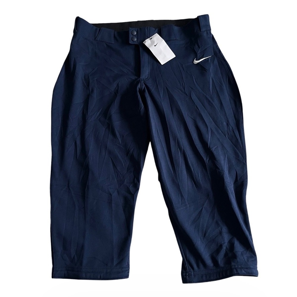 NWT Nike Women Vapor Select Softball Navy Blue Pants Large AV6642-419